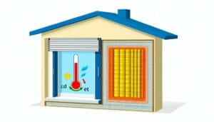 energy efficiency with roller shutter insulation
