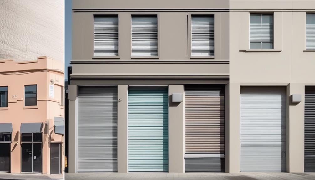 features of commercial roller shutters